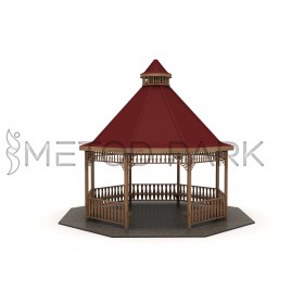 55 K Wooden Octagonal Gazebo